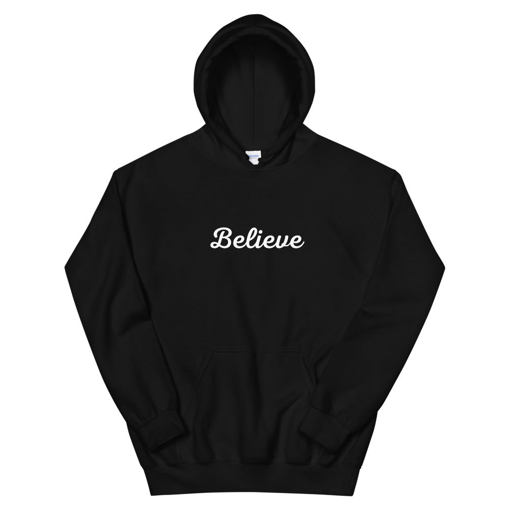 Believe Cursive Hoodie