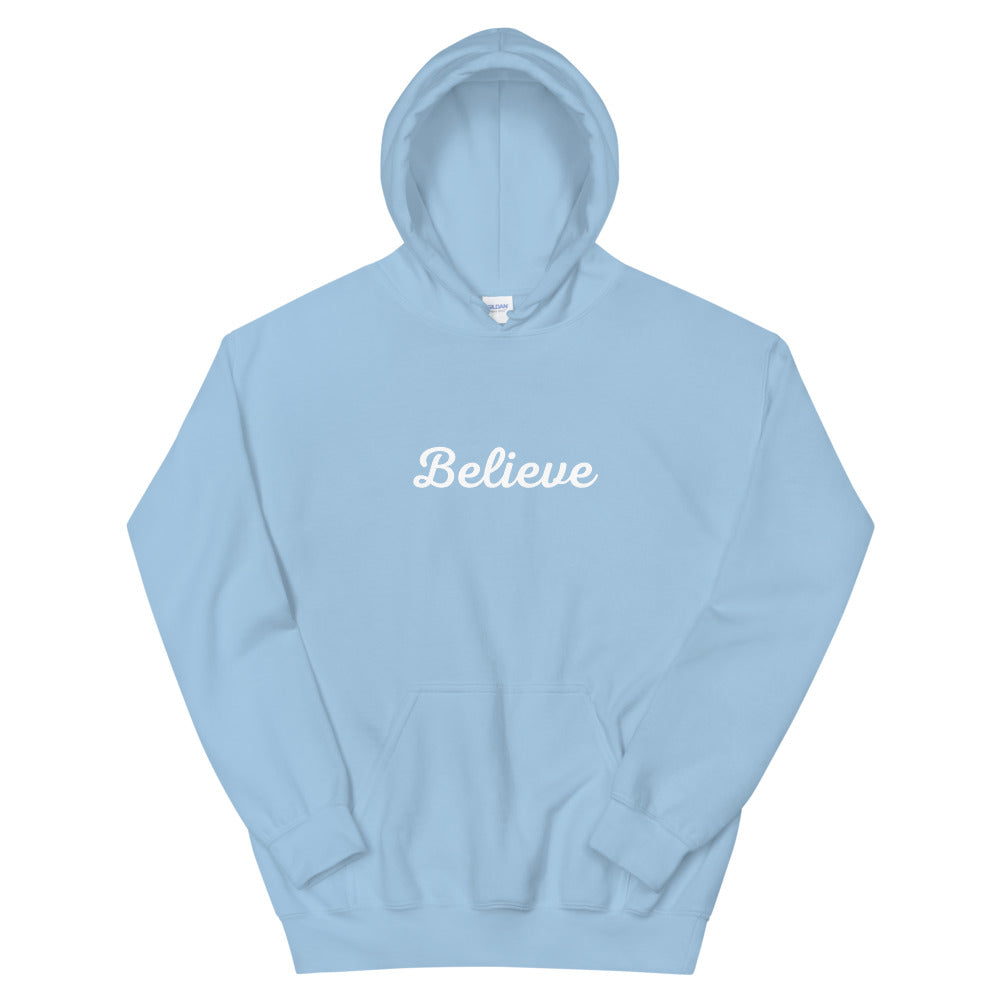 Believe Cursive Hoodie